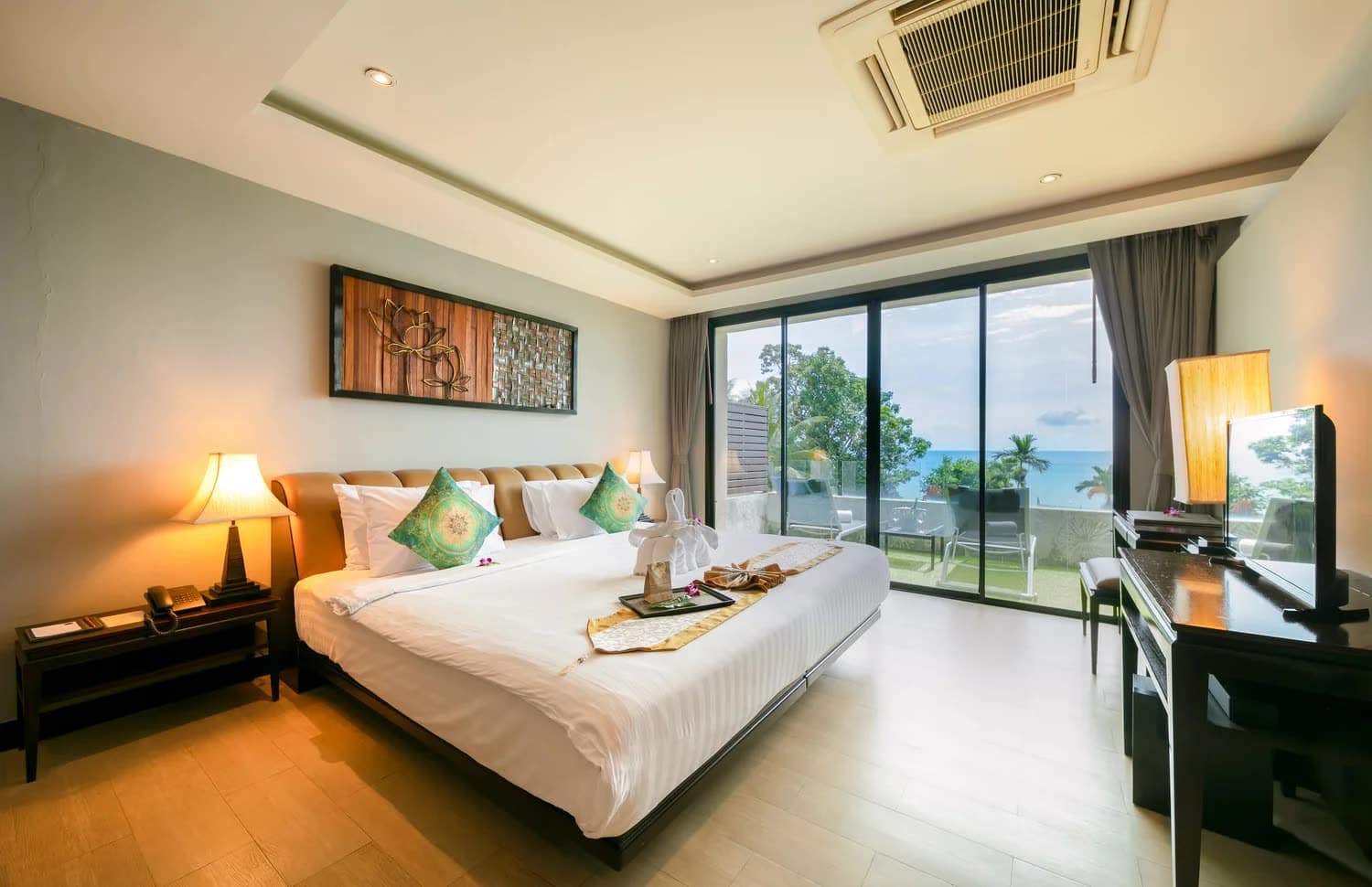 Deluxe ocean-view room at Ayara Kamala Resort & Spa